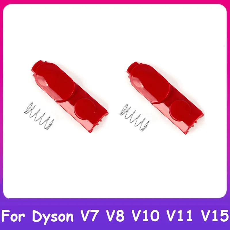 For Dyson V7 V8 V10 V11 V15 Vacuum Cleaner Head Clip Latch Tab Button  Vacuum Cleaner Parts Switch Button with Spring