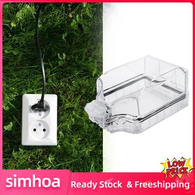 Simhoa กล่องแผงผนังกล่อง IP66อุปกรณ์ป้องกันฝาครอบสวิตช์สำหรับระเบียงหลาห้องน้ำ