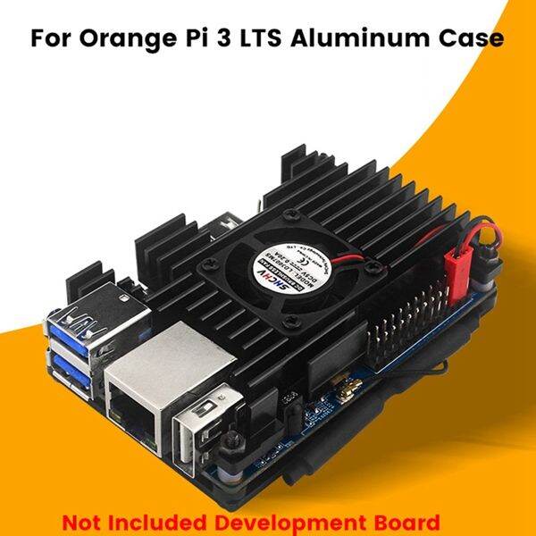 for-orange-pi-3-lts-aluminum-case-with-cooling-fan-development-board-protection-cooling-shell-passive-cooling-enclosure