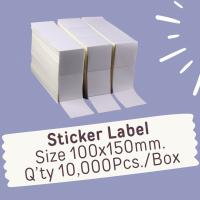 Sticker Label Size100x150mm. จำนวน 10,000 แผ่น/ลัง