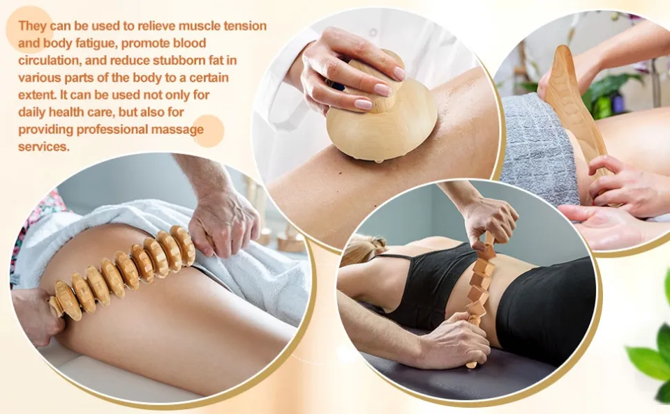 Dropship Wooden Trigger Point Massager Stick Lymphatic Drainage