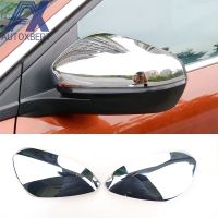 2Pcs Rearview Mirror Trim For Peugeot 3008 5008 Mk 2 2017 2018 GT Chrome Side Door Mirror Cover Moulding Car Sticker Guard