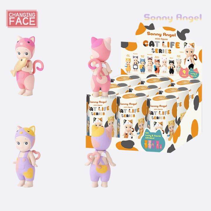 New Sonny Angel Cat Life Series Blind Box Toys Guess Bag Mystery Box ...