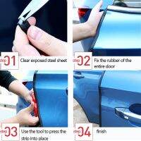 SEAMETAL 10m Car Door Edge Protector Accessories Auto Sealing Strips Guard Trim Automobiles Door Trunk Sticke