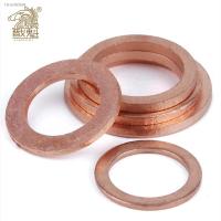 ⊕✁ 10-50pcs M5 M6 M8 M10 M12 M14 M16 M18 M20 M22 Solid Copper Washer Shim Flat Ring Gasket Rings Seal Plain Spacer Washers Fastener