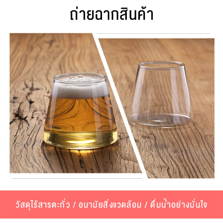 สต็อคสินค้าในไทยค่ะ-แก้วน้ำใส-แก้วกาแฟแบบใส-แก้วน้ำผลไม้-ทนร้อนและเย็น-แก้วใส-ดีไซน์หรูหรา-นวัตกรรมใหม่