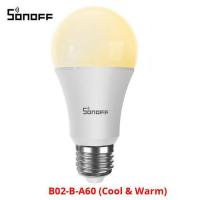 9W SONOFF Wi-Fi Smart LED Lamp Bulb E27 Warm/cool RGB Light Bulbs For Smart Home Control Via EWeLink APP With Alexa Google Home