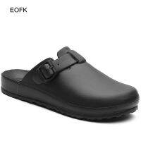 EOFK Women Slipper Summer Medical Clogs Nurse EVA Soft Waterproof Non-Slip Slide Specialist Work Slippers