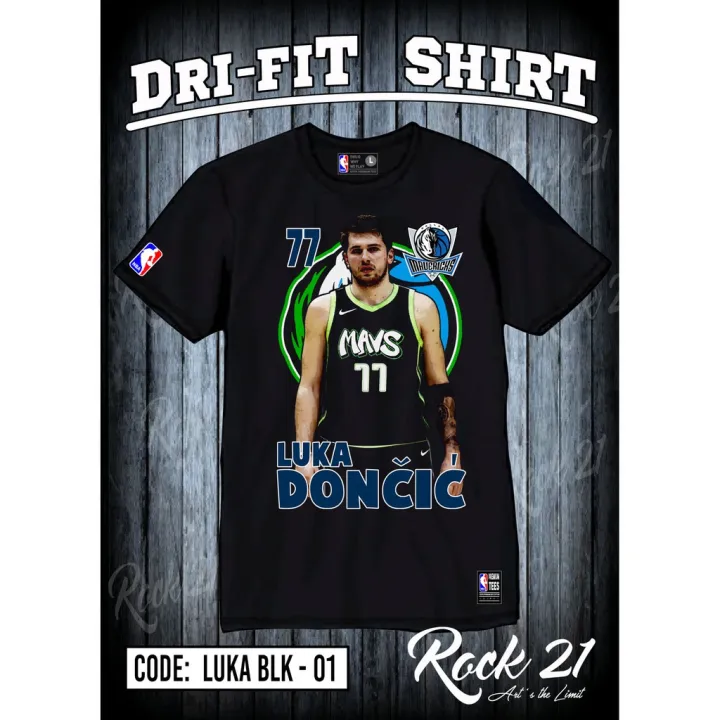 luka doncic dri fit shirt