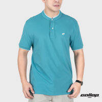 GALLOP : Mandarin Collar Tee เสื้อคอจีน ผู้ชาย ผ้าปิเก้ รุ่น GP9065 สี Light Turquoise - ฟ้าอมเขียว / ราคาปกติ 1790.-