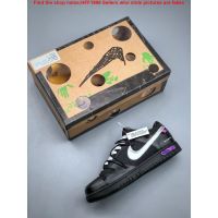 2023 Original Off-White x sb duk low The 50 Black Silvery NO.50 Basketball shoes Mens Shoes Womens Shoes DM1602-001(gift) Sports Shoes