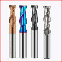 【DT】hot！ 2 Flute End Mill Aluminum 6mm Carbide Mills Tungsten Machine Cutter Tools Metal Face Router Bit