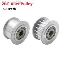 2GT 50Teeth Idler Pulley Bore 5/6/8/10/12/15mm GT2 Tensioner For Belt Width 6/10mm Bearing Guide GT2 Synchronous Wheel Gears 50T