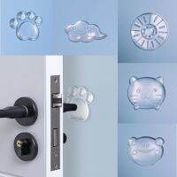 Rubber Stopper Door Mute Stickers Transparent Protection Pad Door Stopper Hardware Bumper Wall Mat Safety Shockproof Protectors Decorative Door Stops