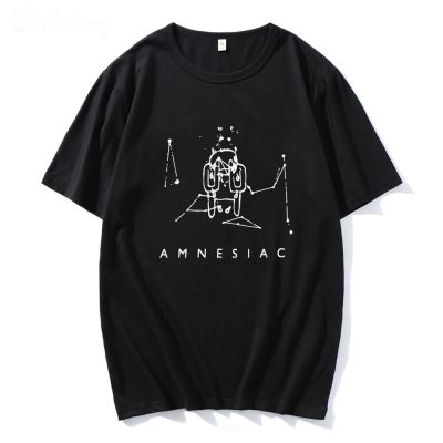 Radiohead Amnesiac T Shirt Cute Cry Pattern T-Shirt Band Rock Funny Music Stleri 100 Cotton Funny Print Loose Album 100%