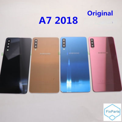 A7 Back Glass adhesive Samsung Galaxy A7 2018 A750 A750F SM-A750F A750GN-DS Cover Rear Door Housing Original