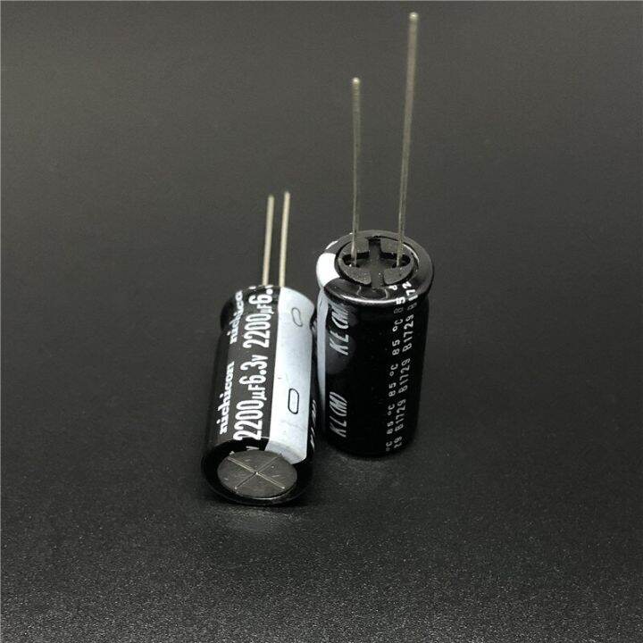 20pcs-2200uf-6-3v-nichicon-kl-12-5x25mm-6-3v2200uf-low-leakage-current-aluminum-electrolytic-capacitor