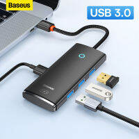 BASEUS USB C HUB 4 In 1 USB เป็น Type C USB 3.0ตัวแปลงอะแดปเตอร์สำหรับ MacBook Pro Huawei Mate 30อากาศ USB หลากหลาย USB แยก2.0