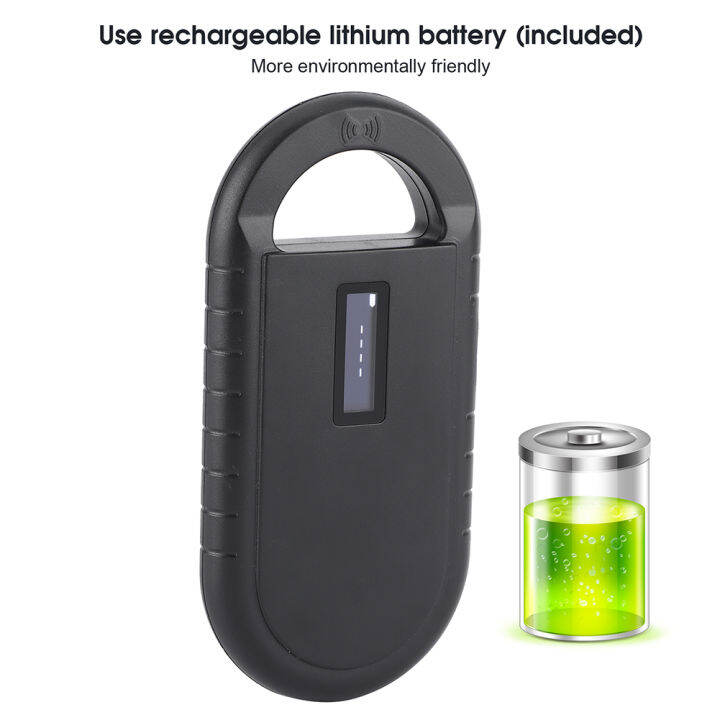 RFID Pet ID Chip Scanner Reader Pet Certificate Handheld USB Dog Cat