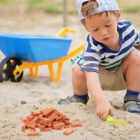 200 Pieces Mini Bricks for Landscaping Miniature Bricks Brick Wall Small Bricks for Garden Parts,1/35 Scale