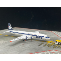 1:400ขนาด ilyushin Il-18 SP-LSF รุ่นเครื่องบินจำนวนมากโปแลนด์โปแลนด์สายการบินสายการบินโลหะผสมเครื่องบินเครื่องบินรุ่นของเล่น