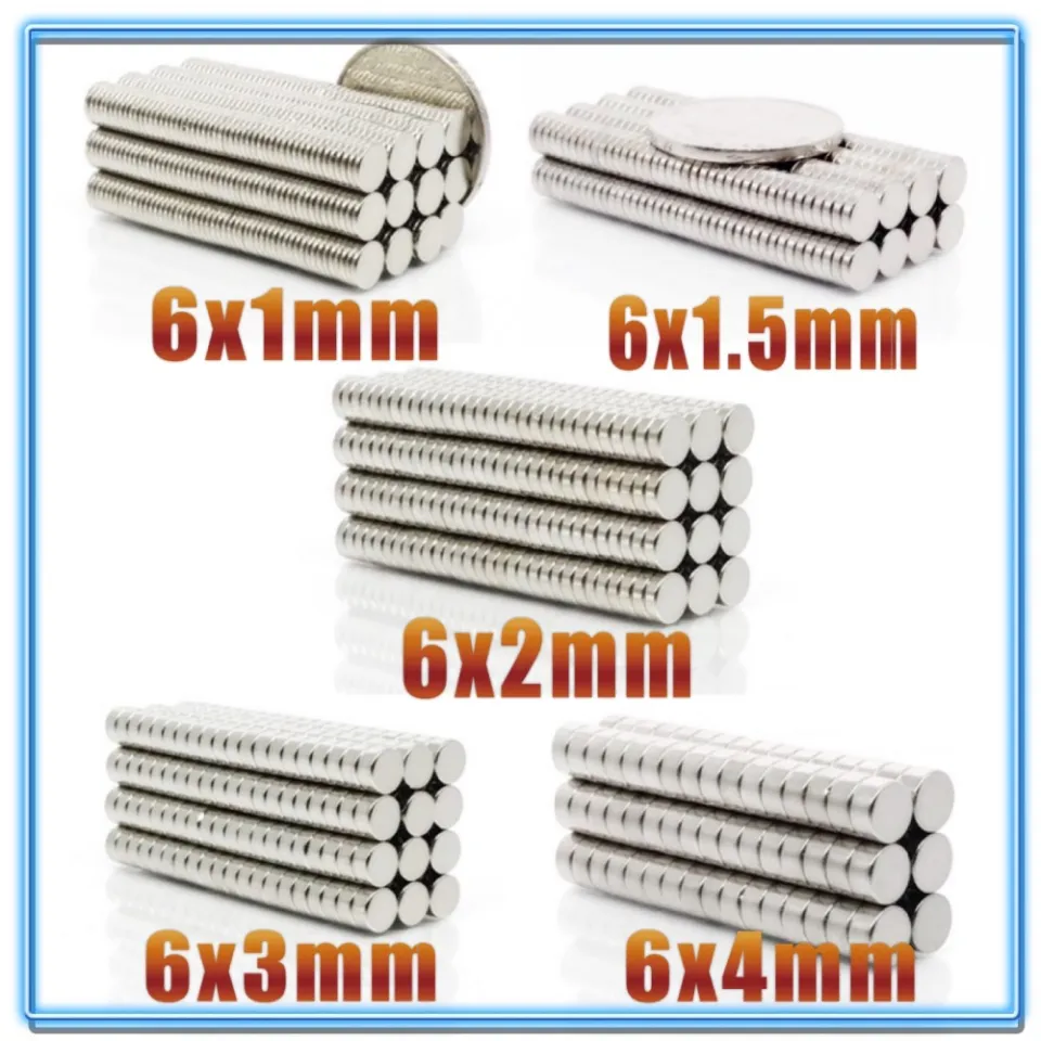 MAGNET 4x4 Mini Small Round Magnets 4x4 mm N35 Neodymium Magnet Dia 4x4mm  Permanent NdFeB Strong Powerful Magnets 4*4mm 20 PCS