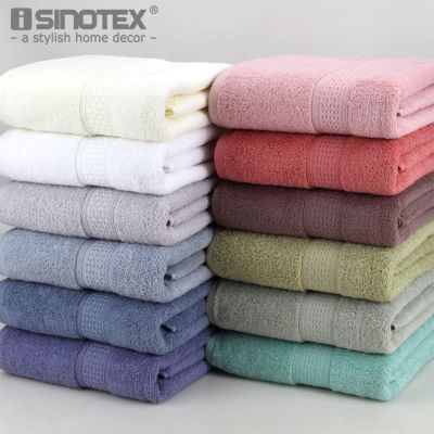 【CC】 1PCS Cotton Absorbent Large 70x140cm Quick-Drying 17 Colors Soft Beach Thick Spa for Adult