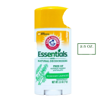 ARM &amp; HAMMER Essentials Deodorant- Fresh Rosemary Lavender- Wide Stick- 2.5 oz (โรลออน ระงับกลิ่นกาย 71 กรัม)