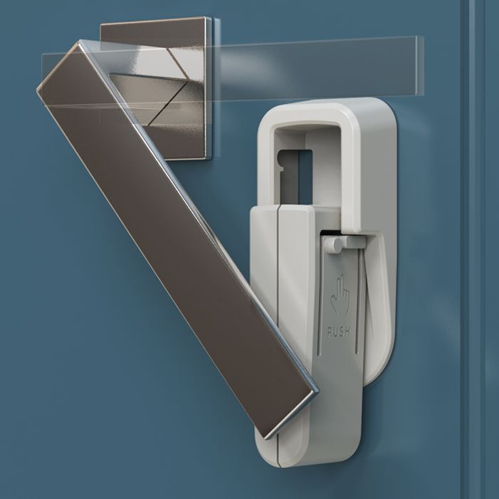 orama-k33-ที่กั้นลูกบิดประตู-ที่ล็อคลูกบิดประตู-ที่ล็อคกันเด็กเปิดประตู-ตัวล็อคแบบก้านโยก-อุปกรณ์เพิ่มความปลอดภัย-มาตราฐาน-uk