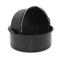 6/7/8 Inch Cake Mold Air Fryer Basket Non-stick Baking Tray Pan Round Bakeware Mould with Handle Kitchen Baking Accessories