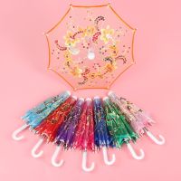 hot【DT】☢❀◇  Umbrella Accessories Dolls Sunshade Embroidered Umbrellas Plastic Kids About 22cm