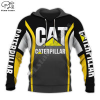 Inverno Outono Com Capuz Moletom Marido Agasalho Caterpillar Escavadeira 3d Impressão Gráfico Mens Hoodies