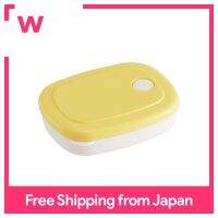 Skater Rice Frozen Ready-To-Reheat Rice Container Sealing Container Storage Container 200Ml Thin Powder Pastel Yellow SLG1