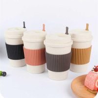 hotx【DT】 Cup Temperature Resistant With Lid Reusable Multifunctional Eco-Friendly Mugs