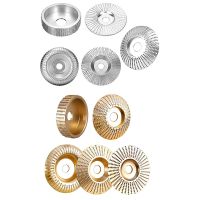 5PCS Wood Grinding Polishing Wheel Disc Sanding Wood Carving Tools Abrasive Disc Tool for Angle Grinder Bore(22Mm)