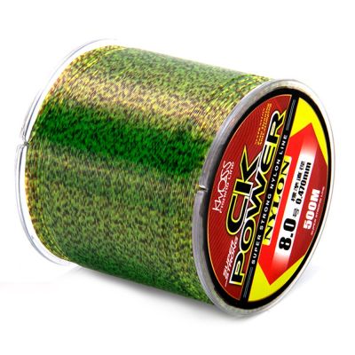 （A Decent035）500m Fluorocarbon Invisible Spoted Line Fly Fishing Bionic Monofilament Fish Speckle carp Nylon Thread
