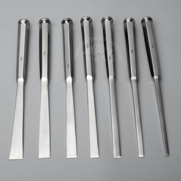 Orthopedic Osteotome Chisel Straight Tessier Bone Graft Osteotome Veterinary Orthopedic