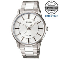 Time&amp;Time CASIO Standard นาฬิกาข้อมือผู้ชาย สีเงิน สายสแตนเลส รุ่น MTP-1303D-7AVDF (ประกัน CMG)