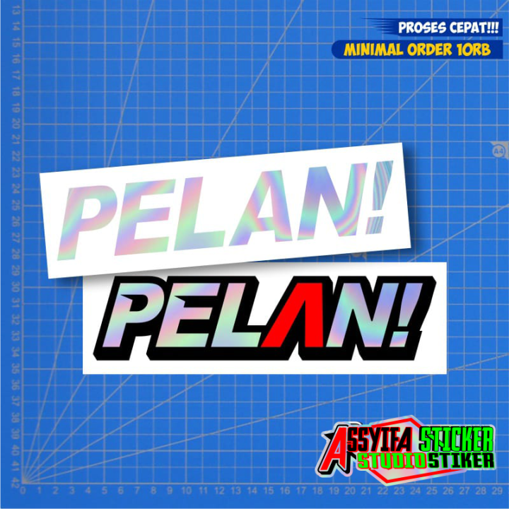 Stiker Pelan Cutting Timbul Hologram Cutting Viral Lazada Indonesia