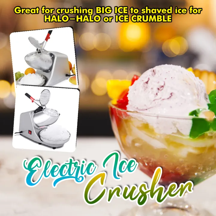 Made of Stainless Blade. Ice crusher Electric Crusher Machine Snow ice