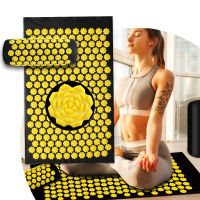 Massager Mat Acupressure Mat Yoga Mats Cushion Sensi Massage Body Pillow Foot with Needle Fitness Pilates Fitness Gym Mat