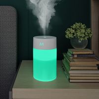 Portable Air Humidifier Ultrasonic 260ML Mini Car Humidifier Aromatherapy Diffuser Sprayer USB Essential Oil Atomizer LED Lamp