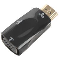 ℡✻ 1080P HDMI Male To VGA Female Adapter Video Converter With Audio Output N3