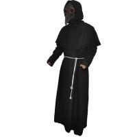 Unisex Halloween Robe Hooded Cloak Costume Cosplay Monk Suit Adult Role-playing Decoration Clothing Plague Doctor Bird Mask hot