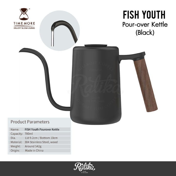 ratika-time-more-fish-youth-pour-over-kettle-700-ml-black-white