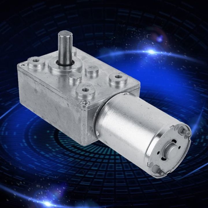 1pc-dc12v-100rpm-worm-gear-motor-reversible-high-torque-turbo-gear-motor-metal-reducer-gearbox