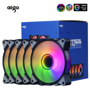 Aigo AR12PRO 12cm PC Case Fan 4 Pin Pwm 3 Pin 5V Argb Aura Sync Cooling