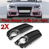 New prodects coming A Pair Front Bumper Fog Light Lamp Racing Honeycomb Hex Mesh Grille Grill Cover for Audi A5 for Coupe/Sportback 2008 11 Cabriole