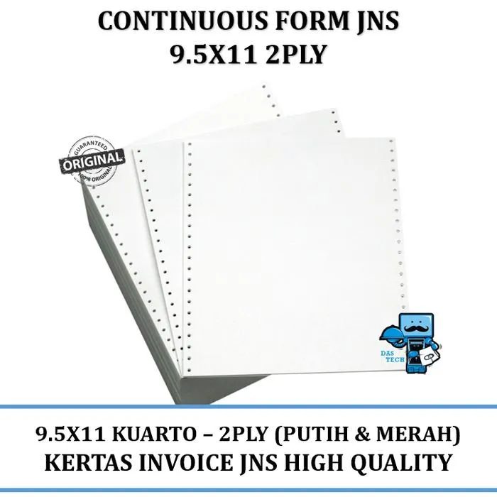 Continuous Form JNS 9.5 X 11 2PLY NCR (Kertas Komputer) Lazada Indonesia