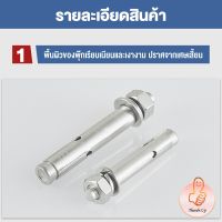 THUMBS UP พุกสแตนเลส ขนาด 304 M6 M8 M10 M12 6 หัวเหลี่ยม  สแตนเลส Expansion Bolt